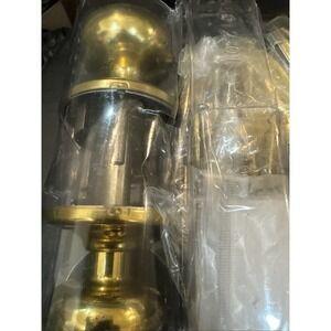 Kwikset Juno Keyed Entry Door Knob / Deadbolt Combo polished brass 991j 3 swt k4